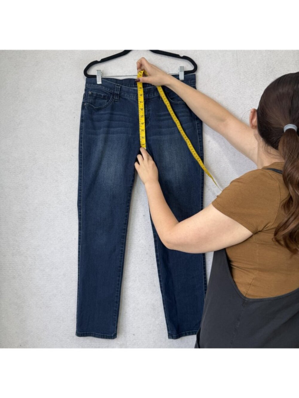 PrAna Jeans Womens 8/29 Blue Medium Wash Mid Rise Straight Stretch Organic Denim - Picture 5 of 9
